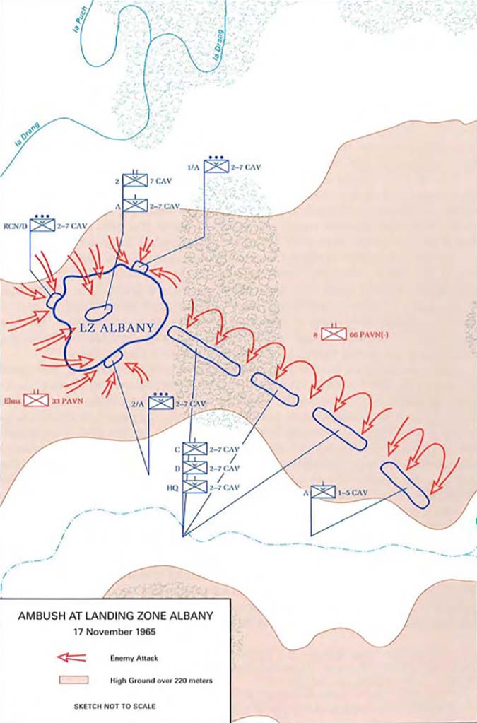 Ambush at Landing Zone Albany Map